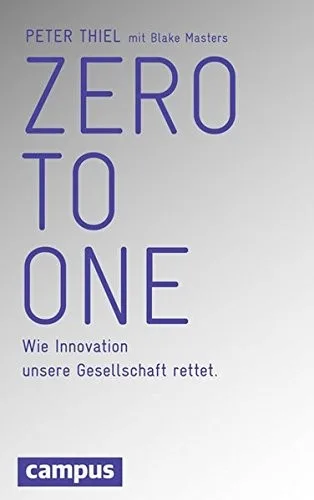 Zero to One, Buchcover