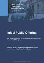 Initial Public Offering, Buchcover Initial Public Offering, Buchcover
