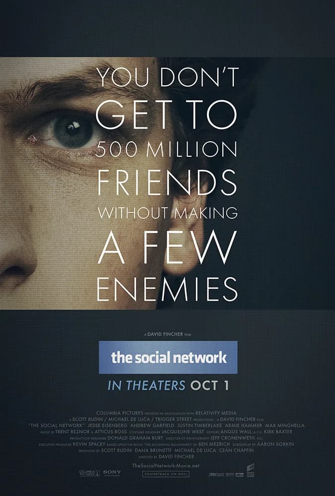 The Social Network, Filmplakat The Social Network, Filmplakat